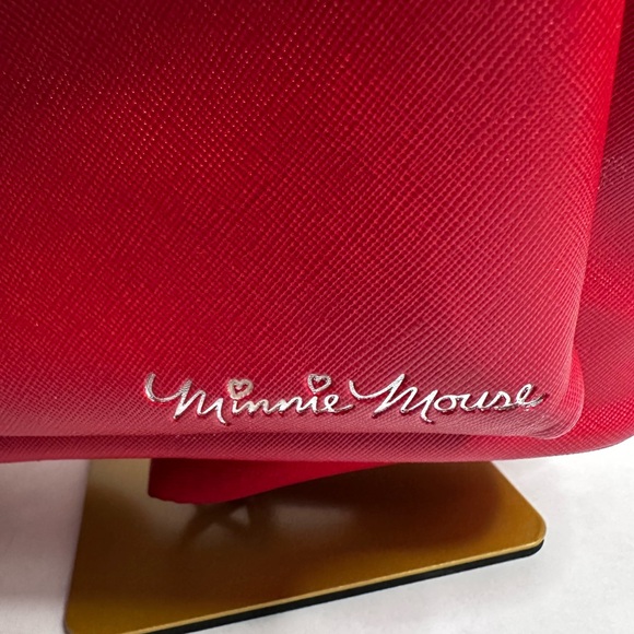 Loungefly Minnie Mouse Red Sequined Bow Backpack - Picture 3 of 10